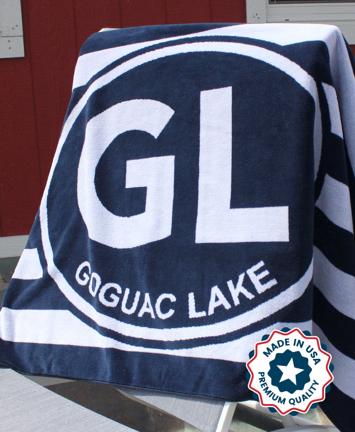 Goguac Lake Beach Towel