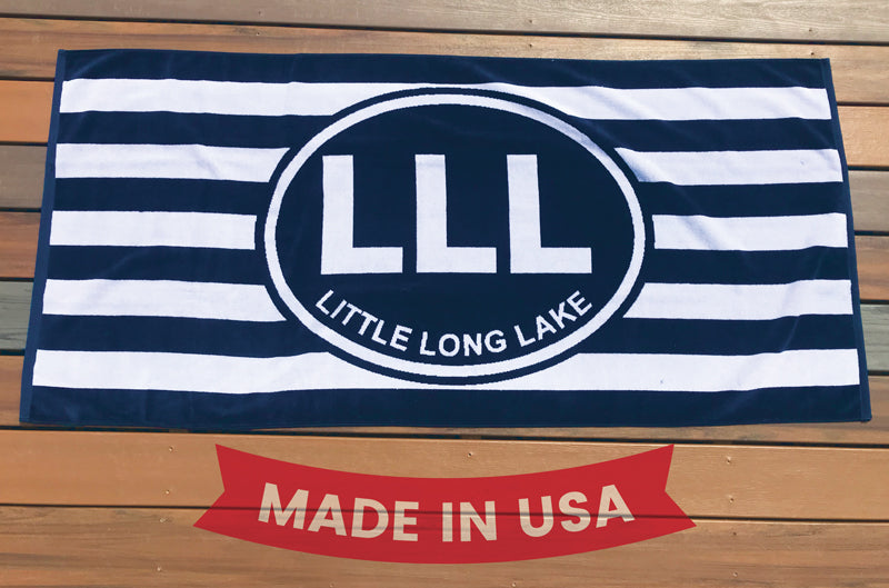 Little Long Lake Beach Towel