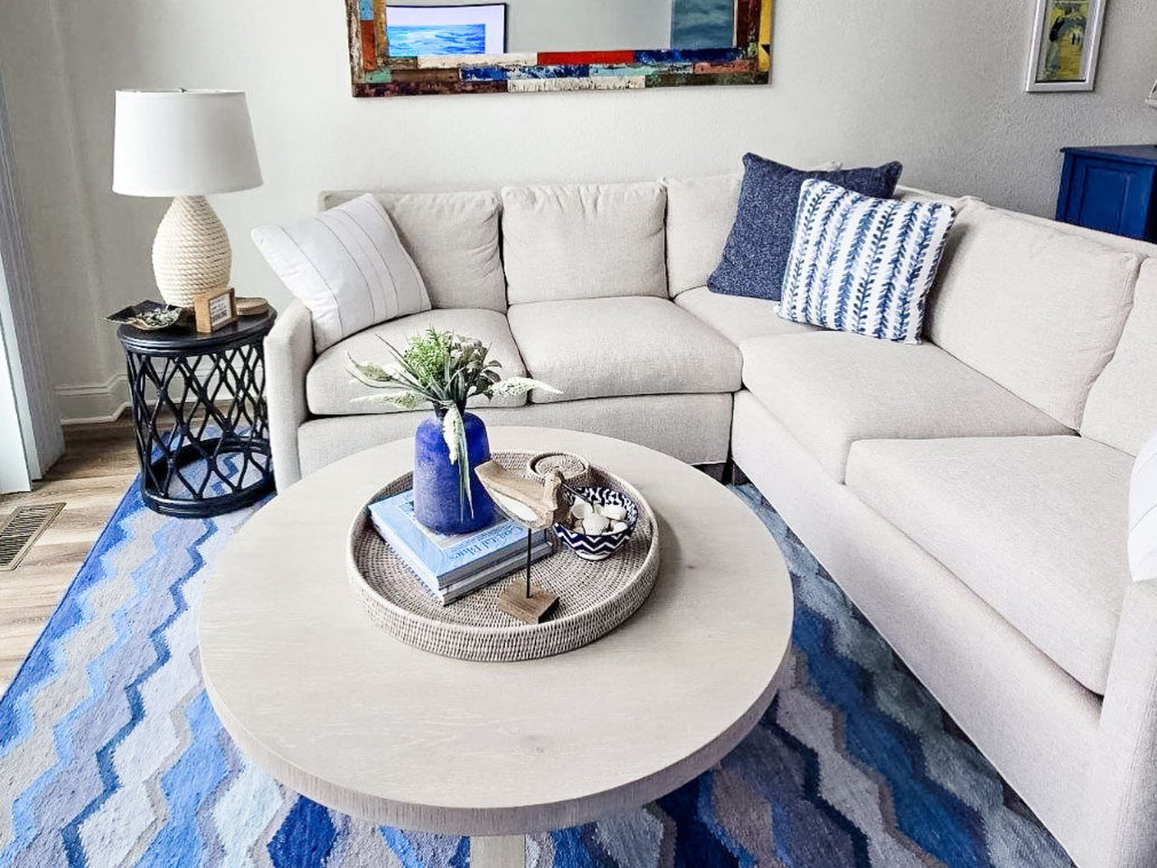 Safety Net Blue Rug Indoor/Outdoory