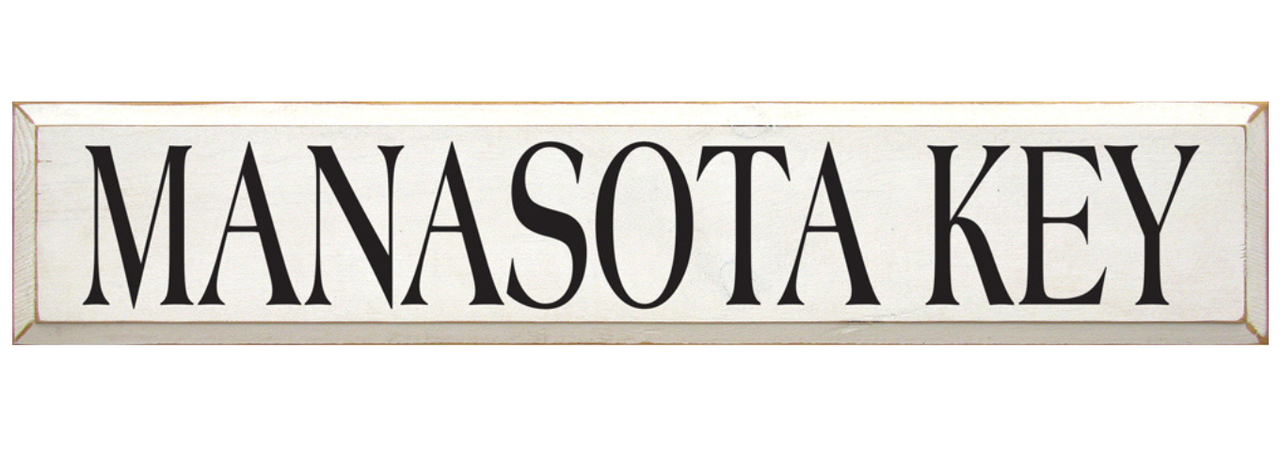 Manasota Key Wooden Sign