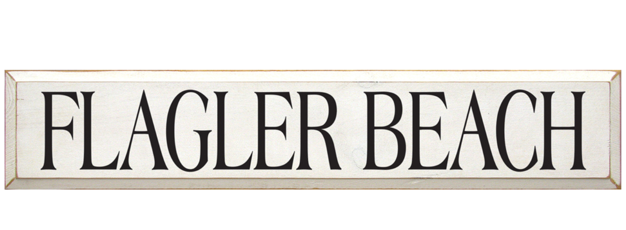 Flagler Beach Wooden Sign