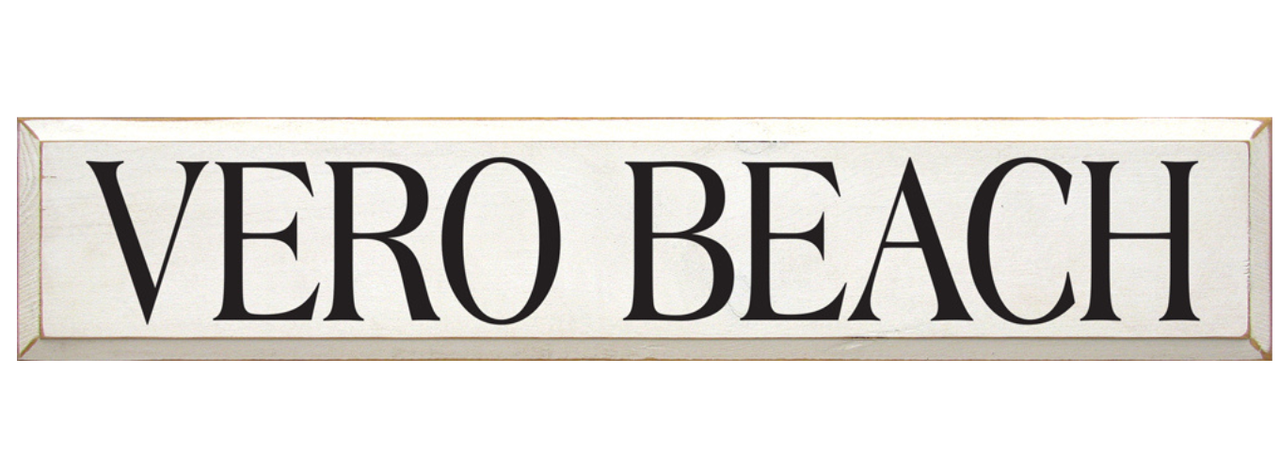 Vero Beach Wooden Sign