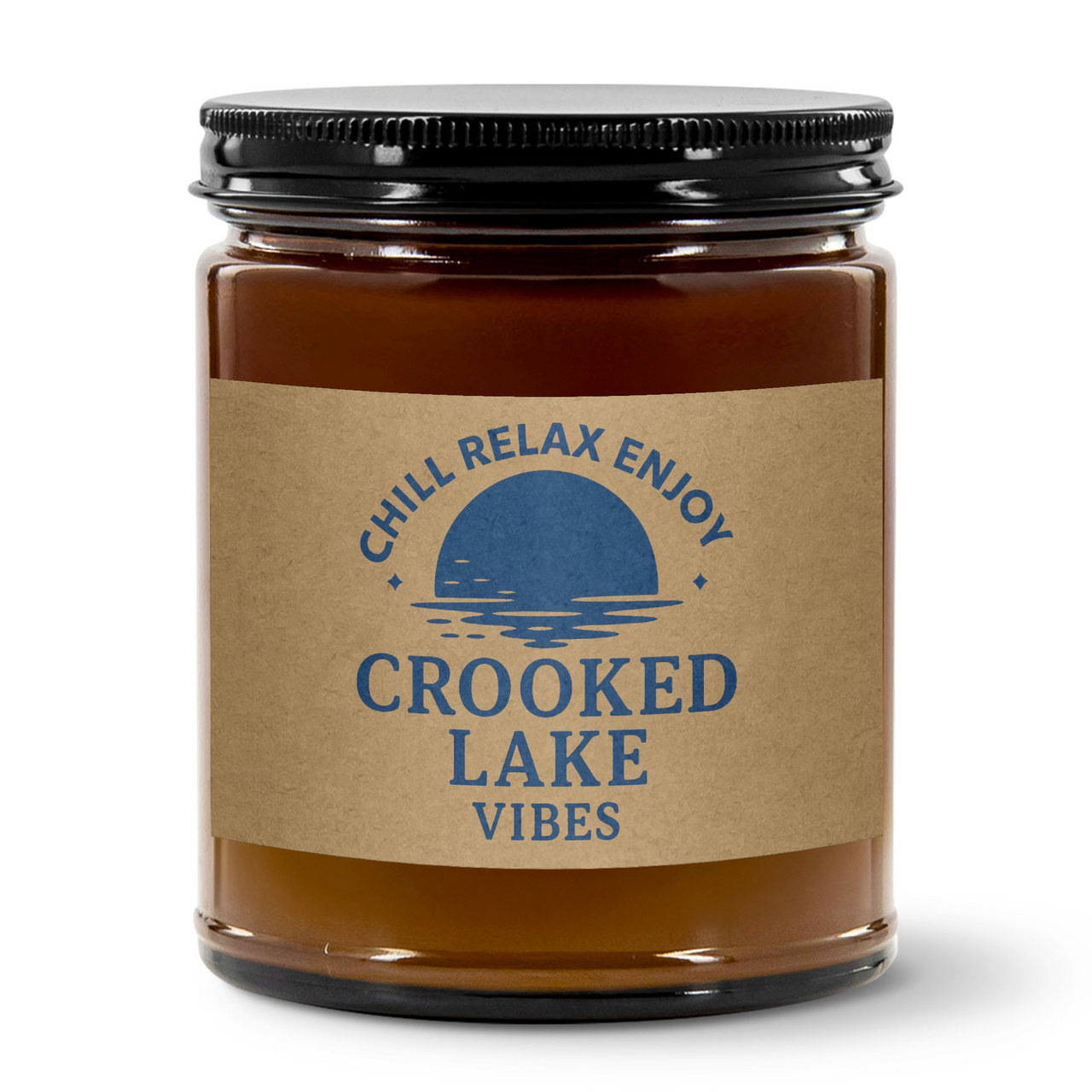 Crooked Lake Vibes 9oz Natural Soy Candle