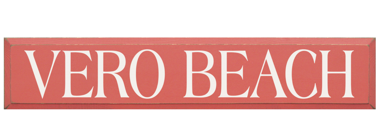 Vero Beach Wooden Sign