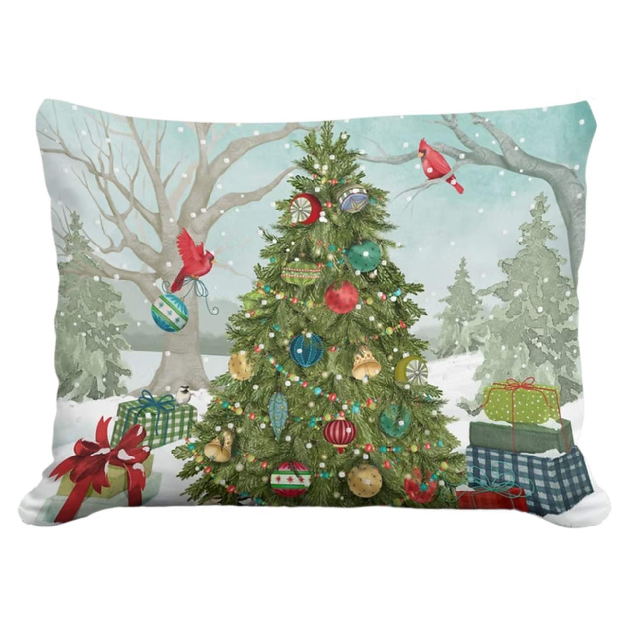 Christmas Tree & Gifts Pillow
