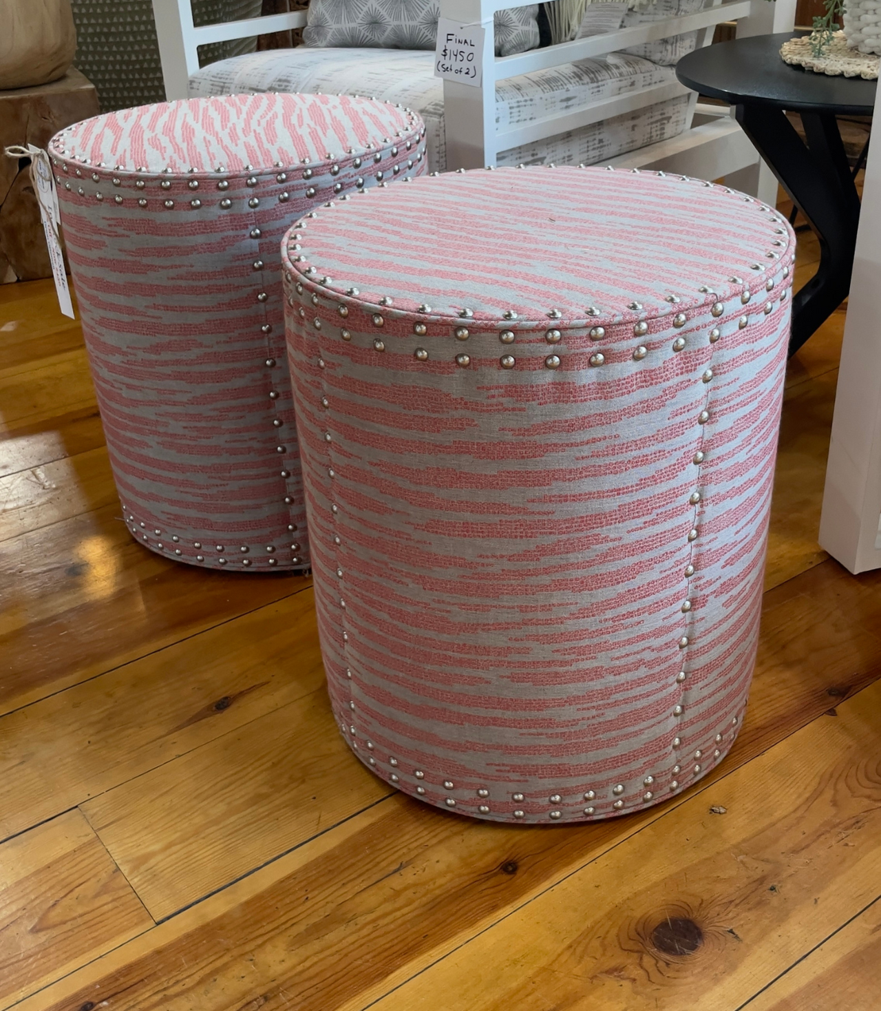 Drum Ottoman - Indoor & Outdoor
