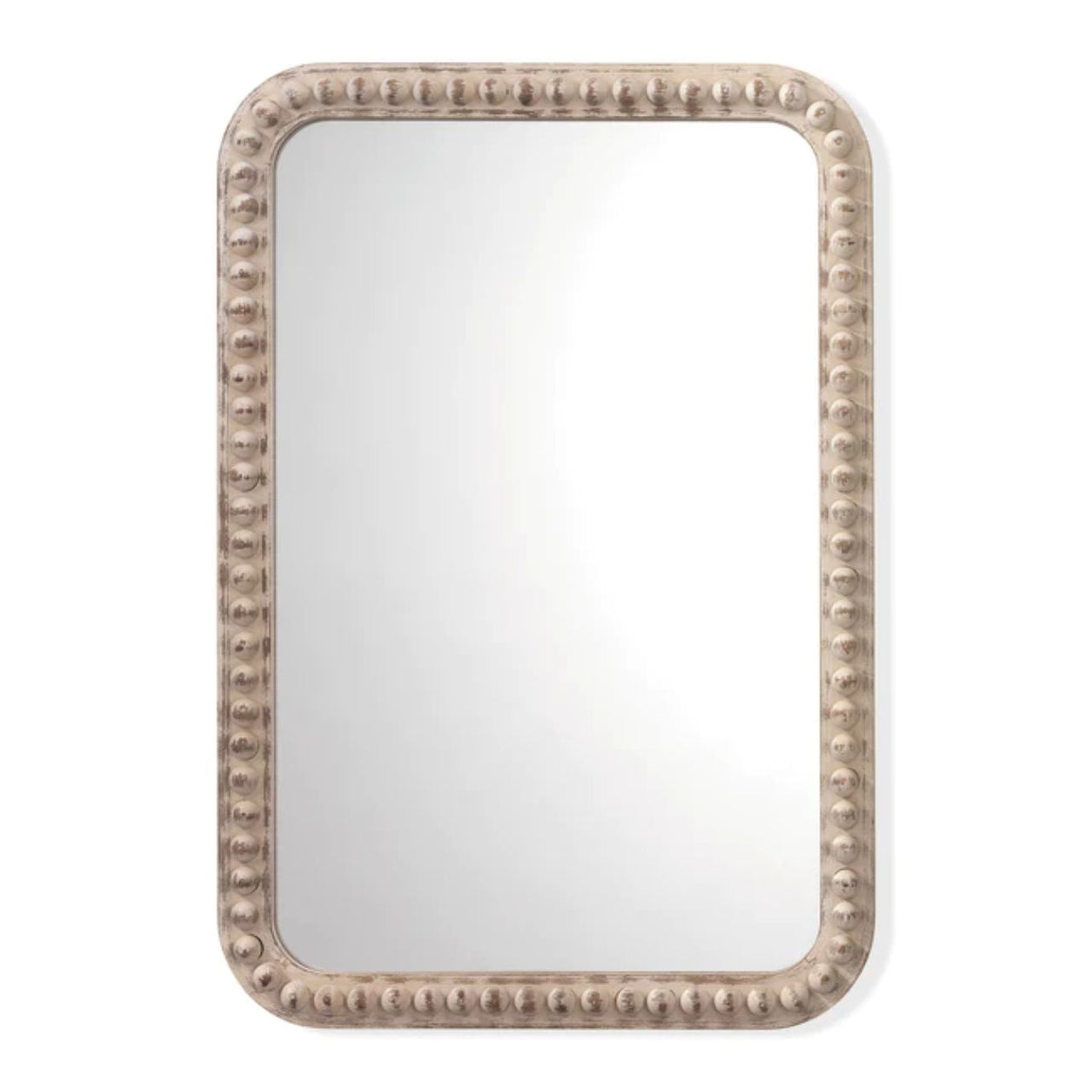 Audrey Beaded Rectangular Mirror
