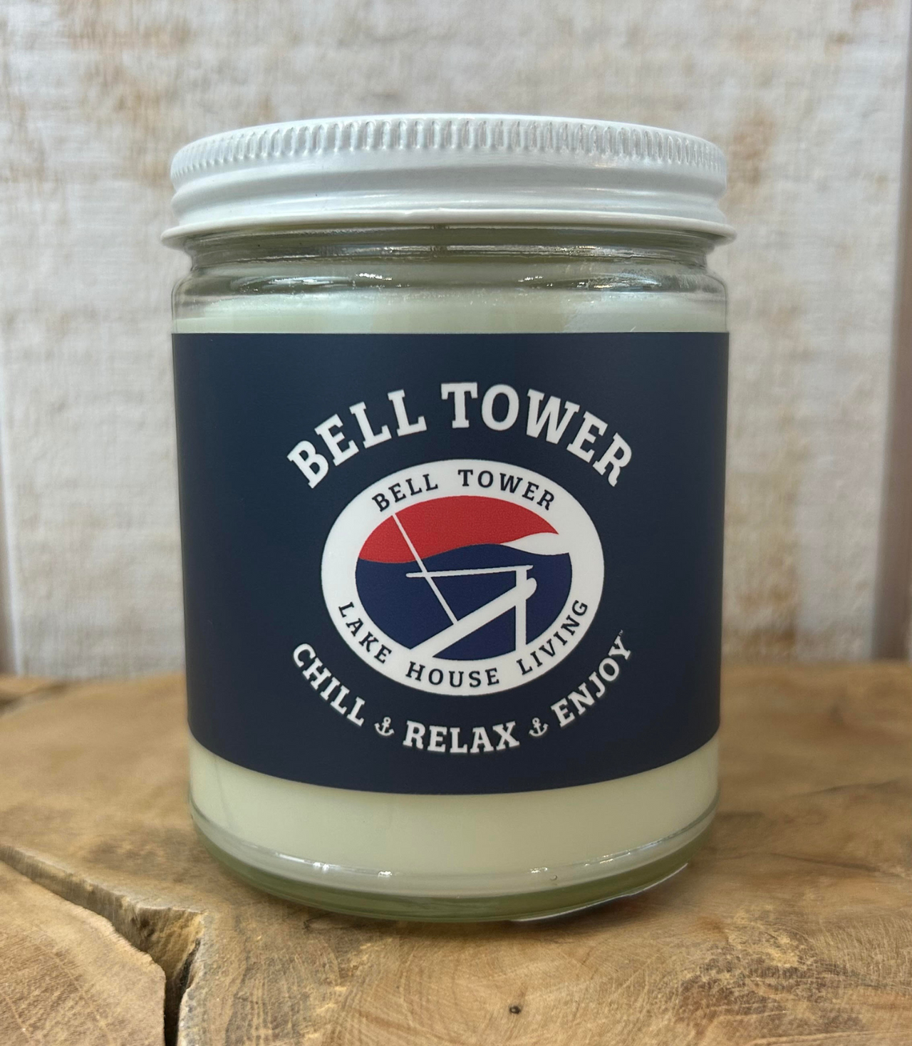 Bell Tower Chill, Relax, Enjoy! Soy Candle