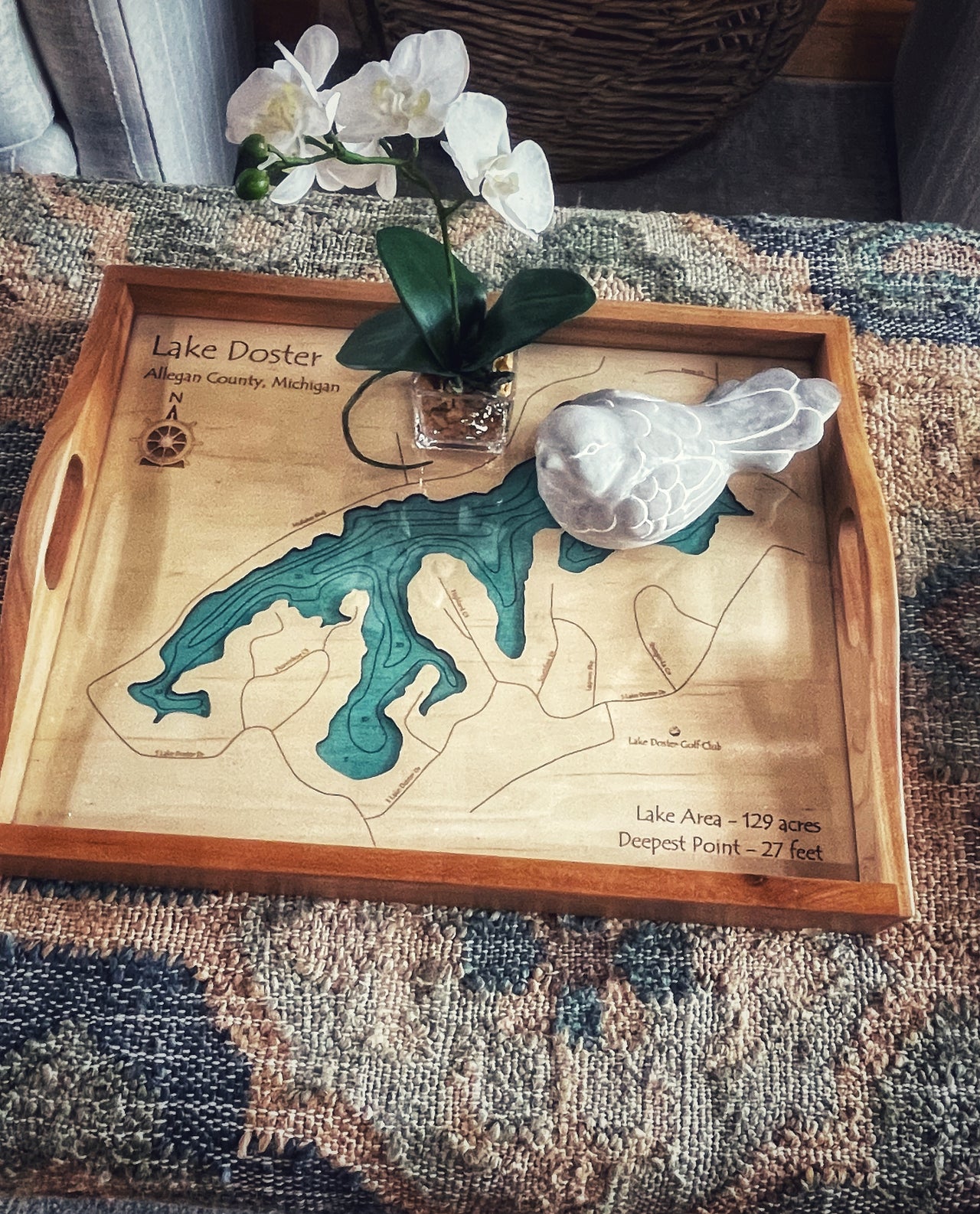 Lake Doster Lake Serving Tray