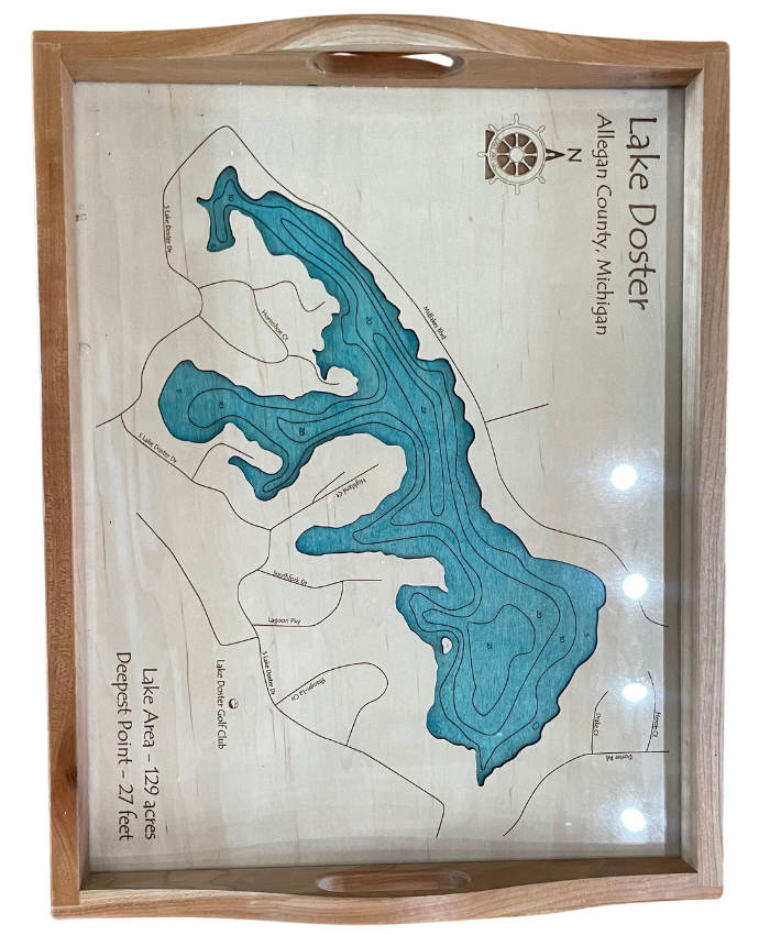 Lake Doster Lake Serving Tray