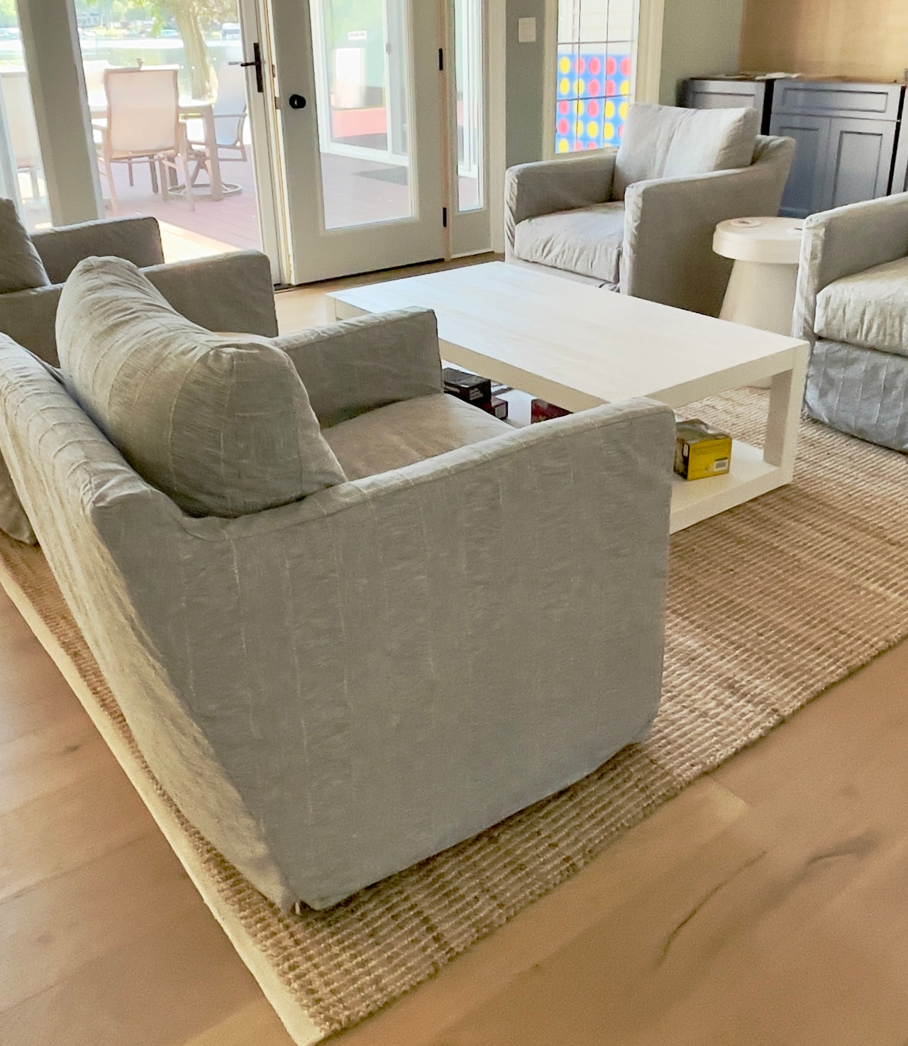 Natural Jute Gridwork Rug