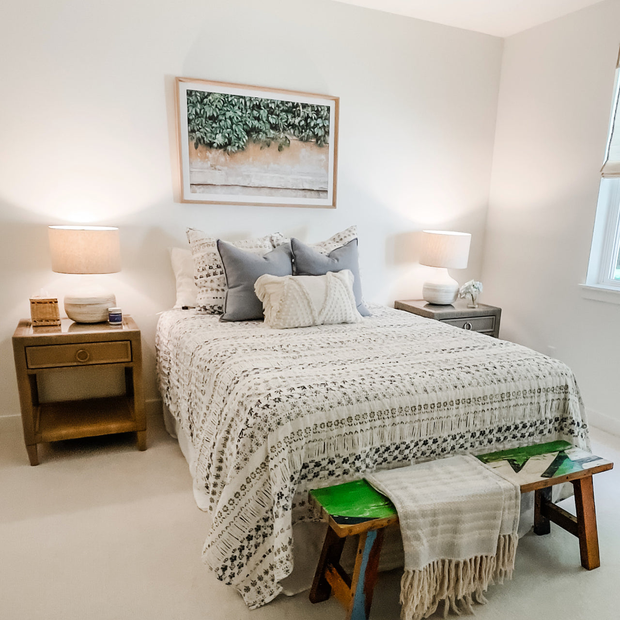 Bedding Hawthorn Neutral Coverlet