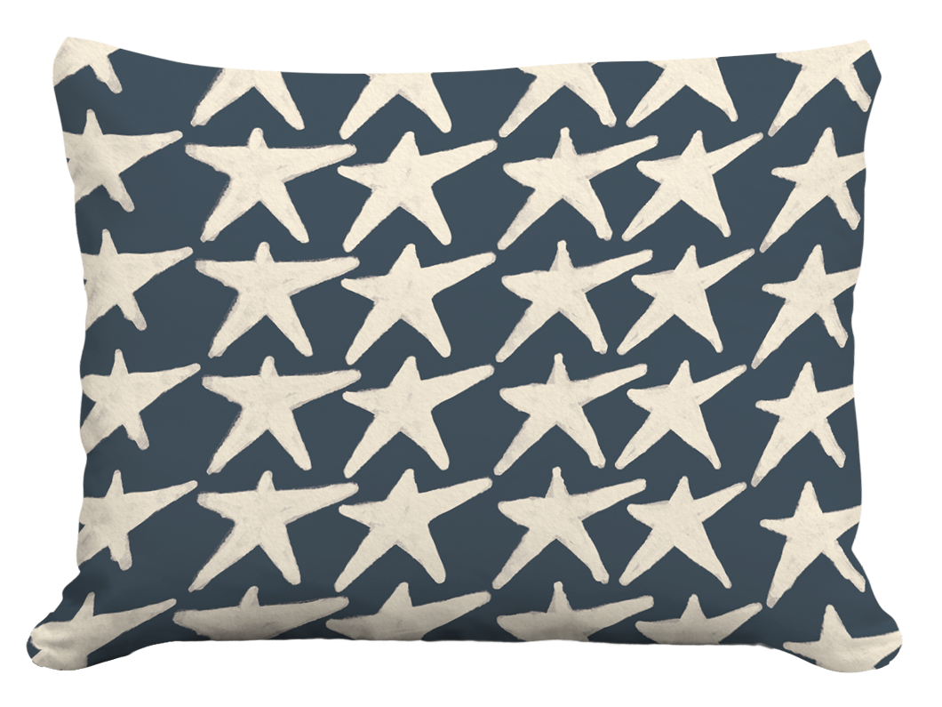 Starry Night Americana Pillow