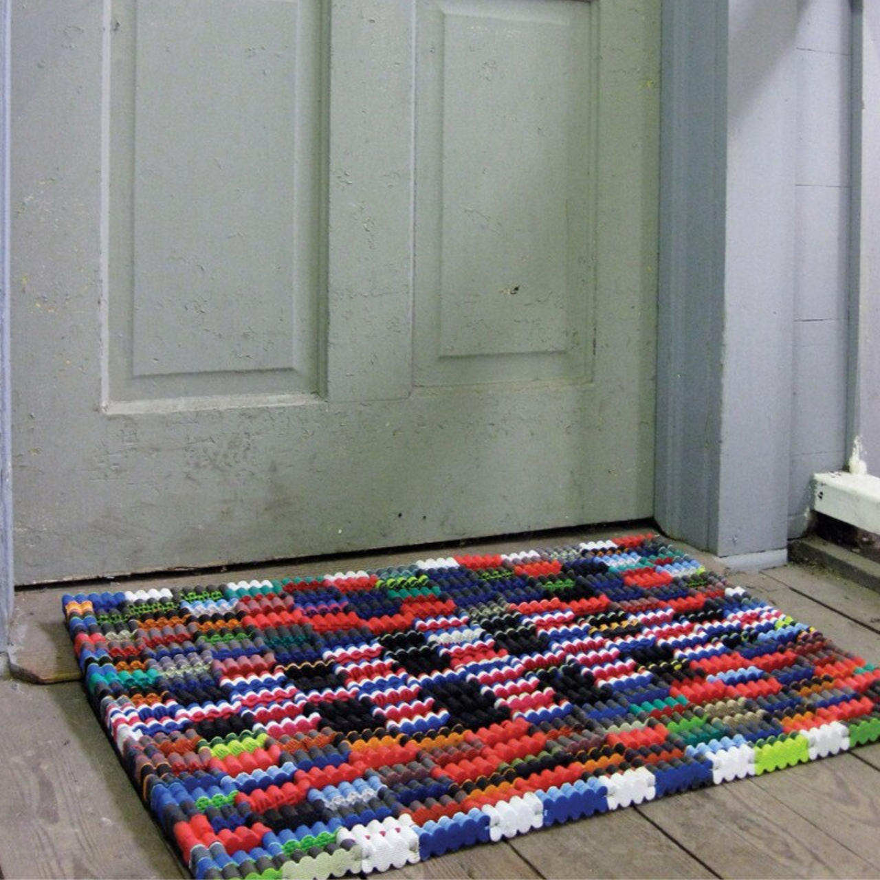 Recycled Flip Flop Doormat 30"x20"