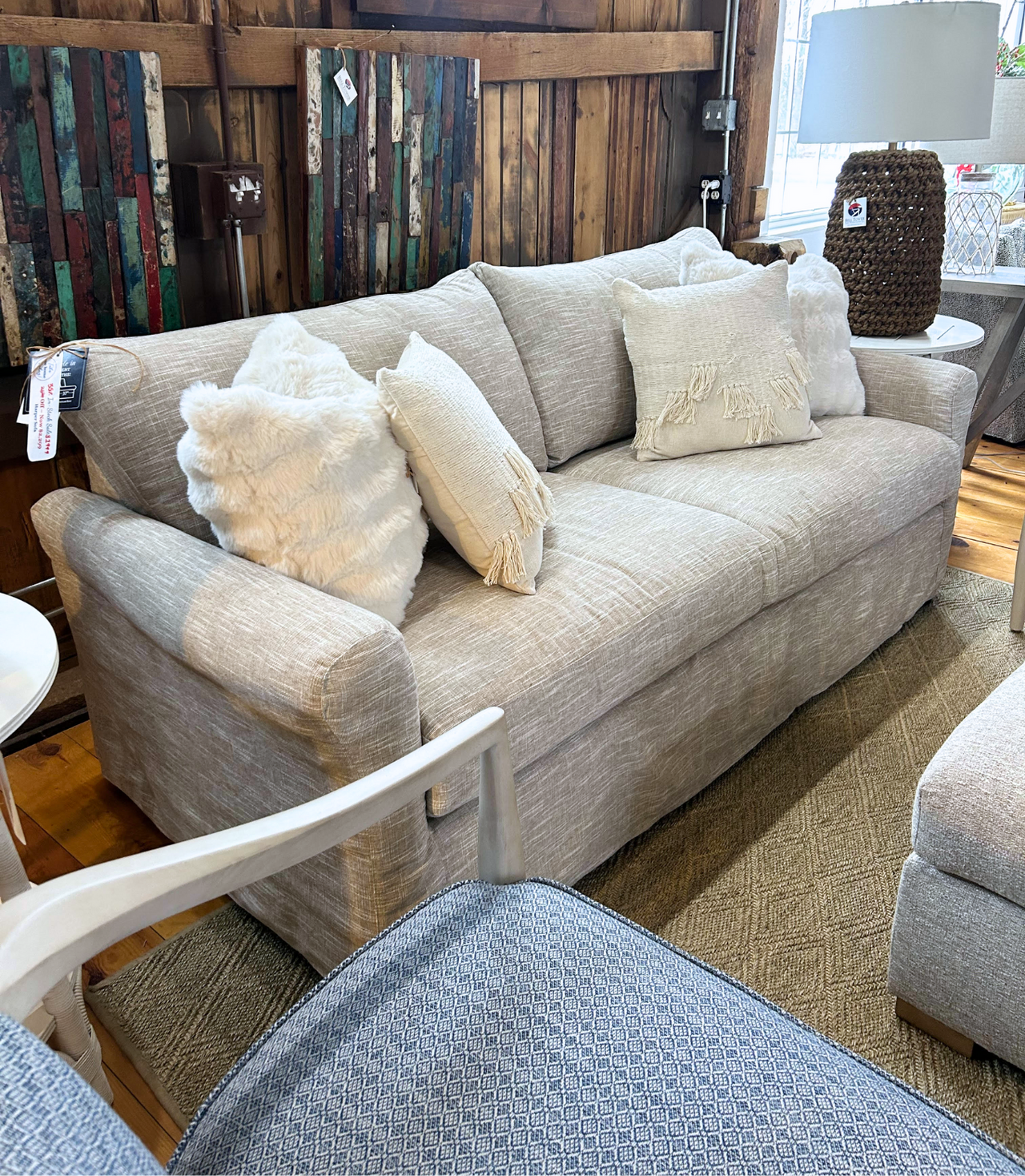 The Harbor Sofa - Three Seat Slipcovered