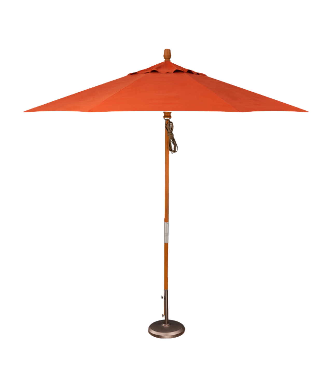 9' Wood Market Umbrella - Sunset