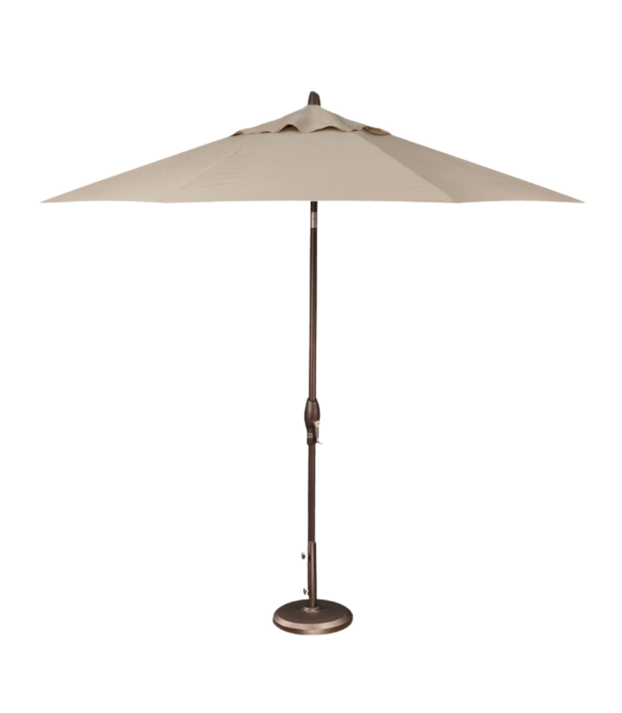 9' Auto Tilt Market Umbrella - Tan