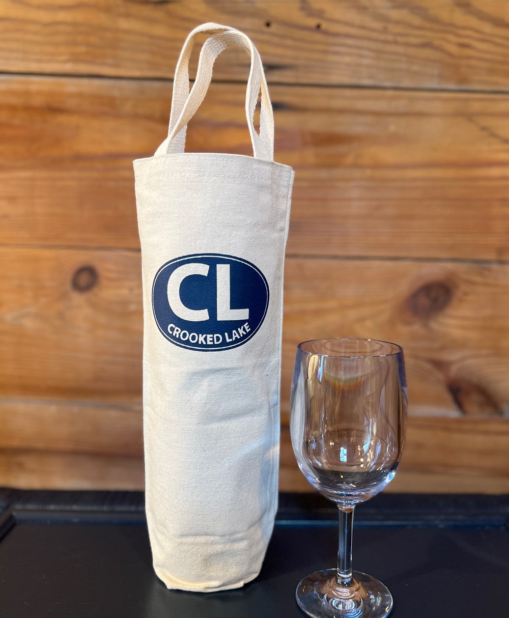 Crooked Lake Wine Tote