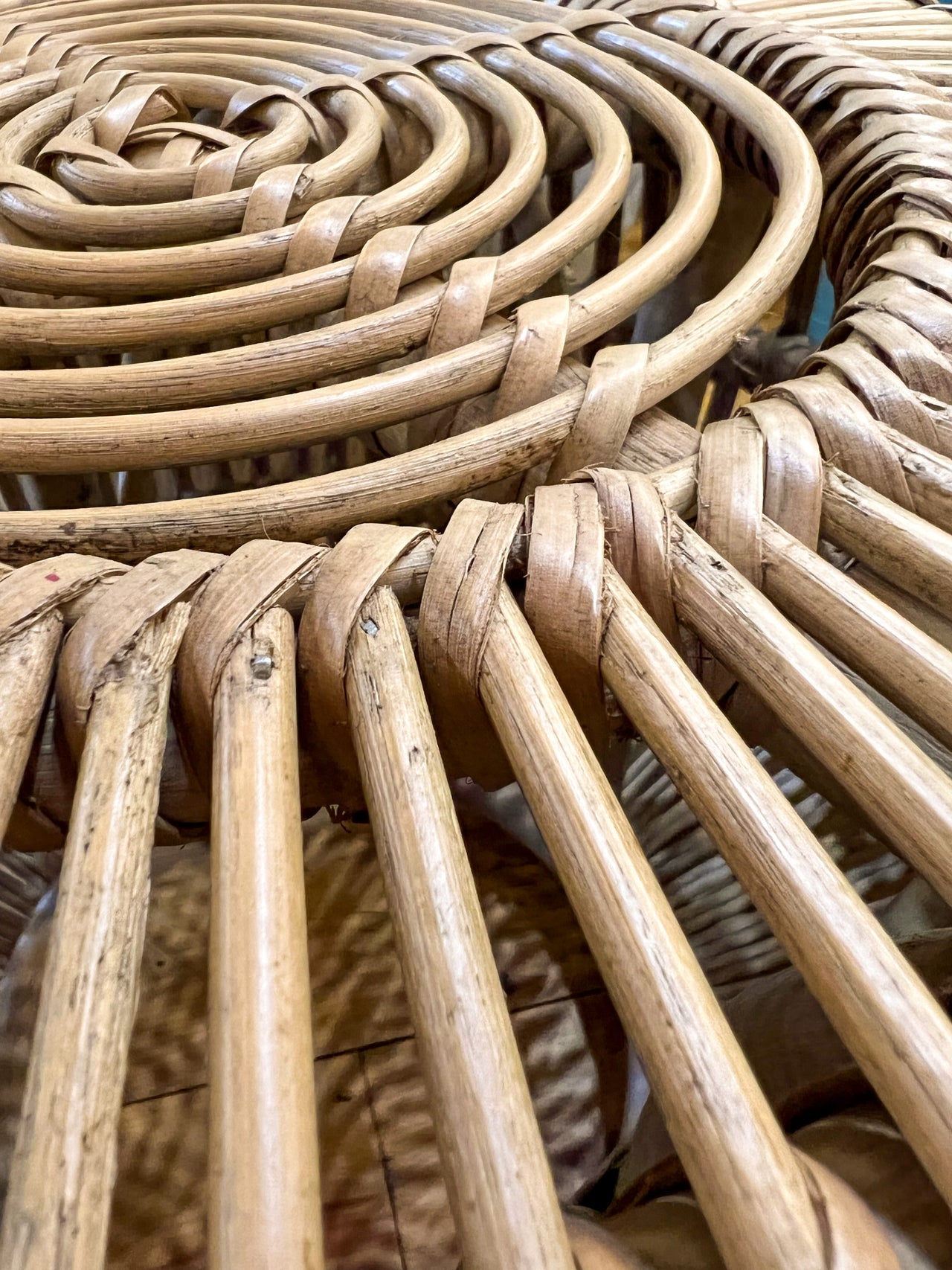 Small Rattan Scatter Table