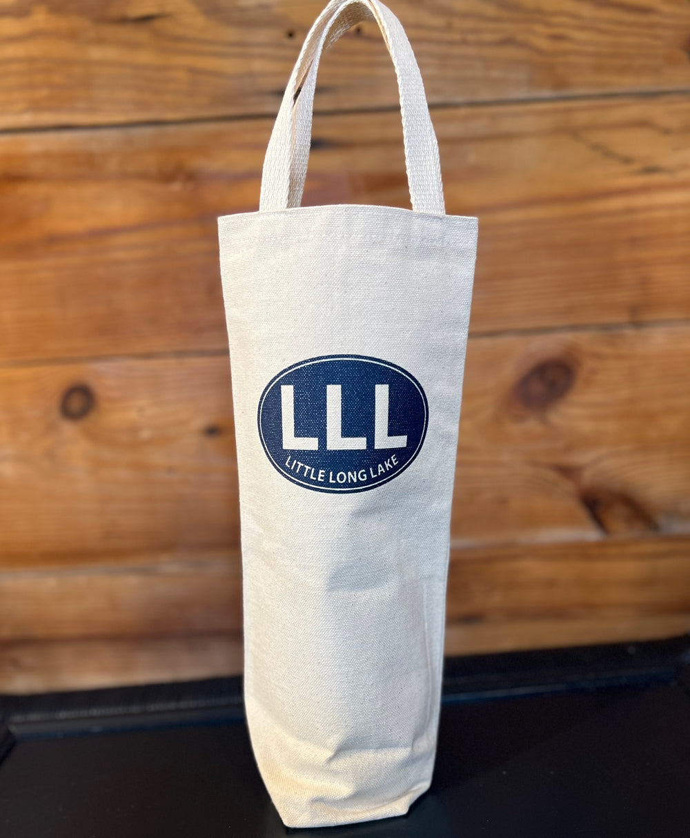 Little Long Lake Wine Tote