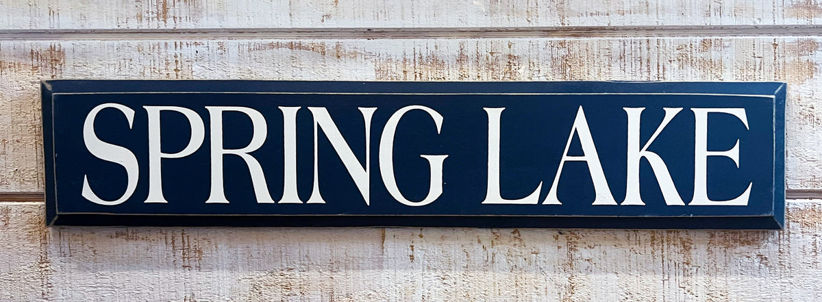 Spring Lake Sign Spring Lake