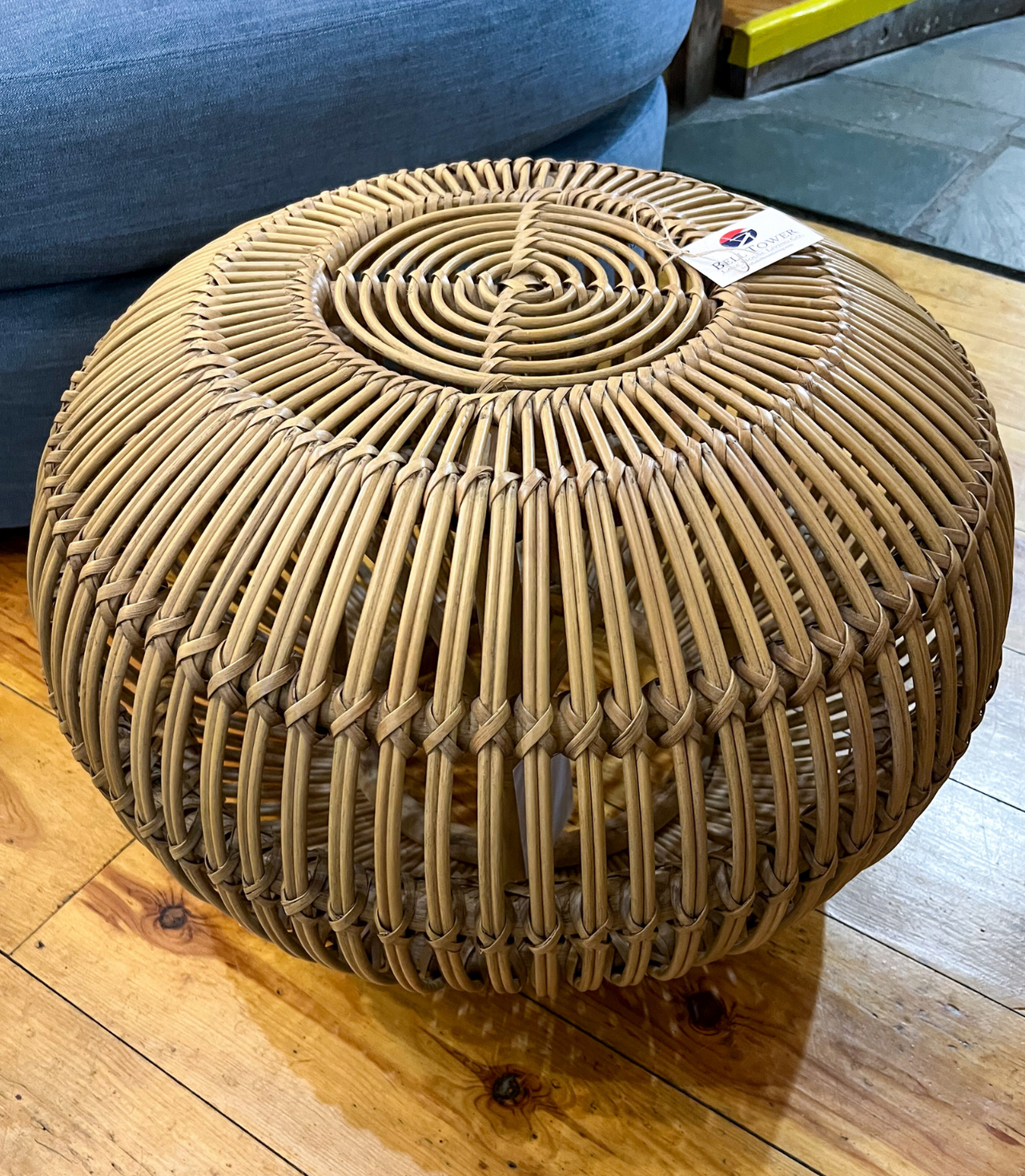 Small Rattan Scatter Table