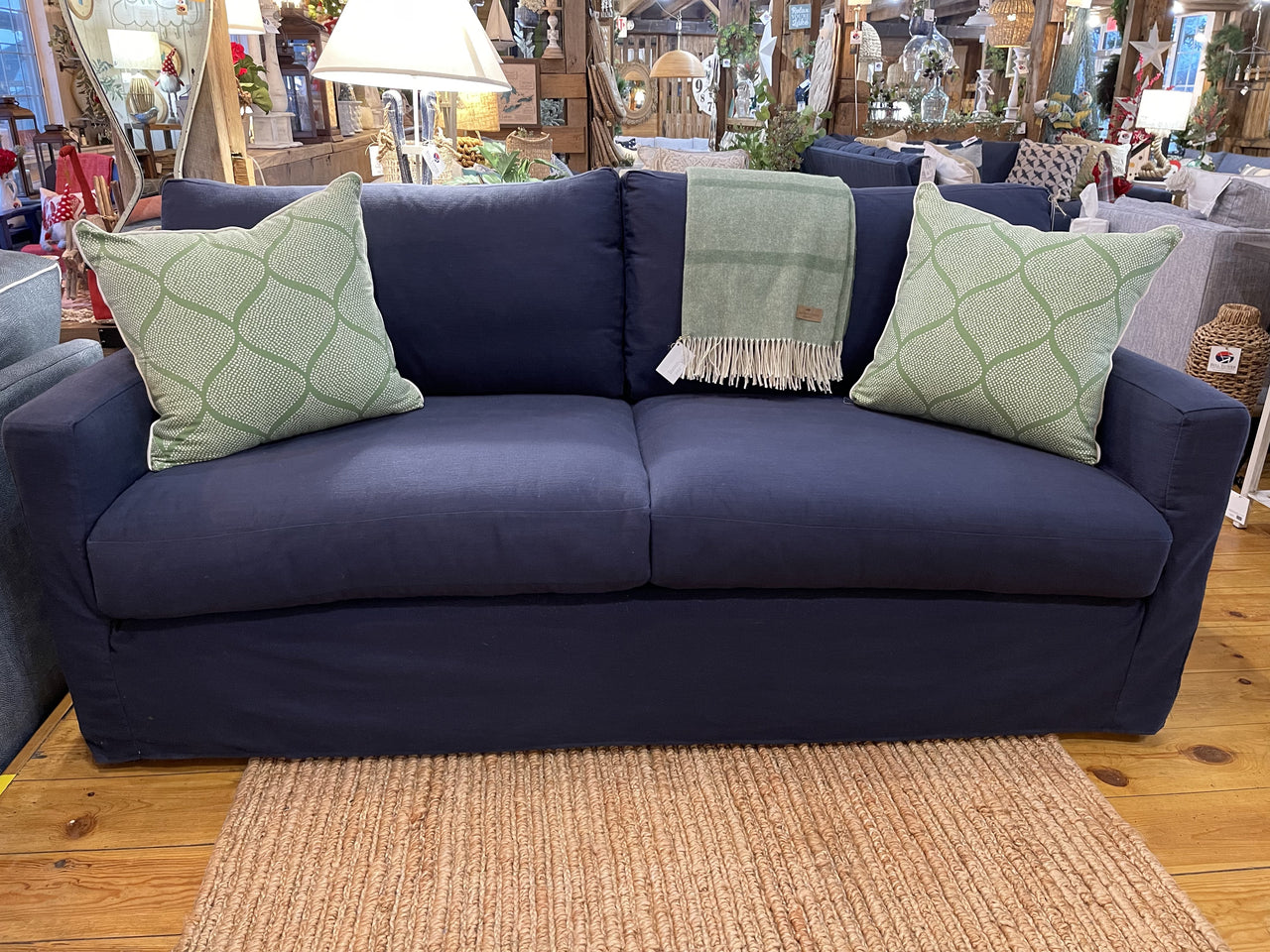 The Lakehouse Sofa - Two Seat Slipcovered